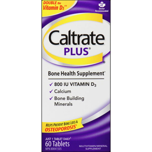 CALTRATE PLUS 60 TABLETS